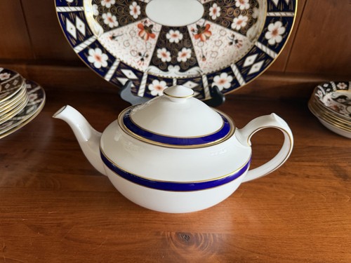 Spode consul cobalt teapot - cobalt, and