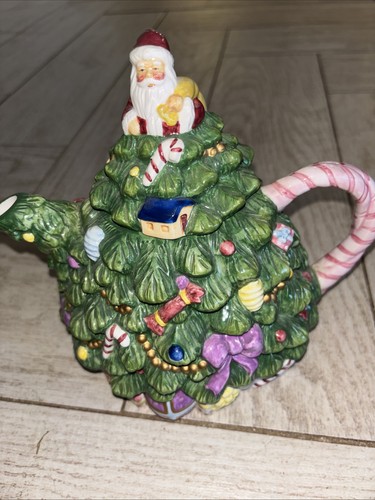 Vintage spode christmas teapot - spode,